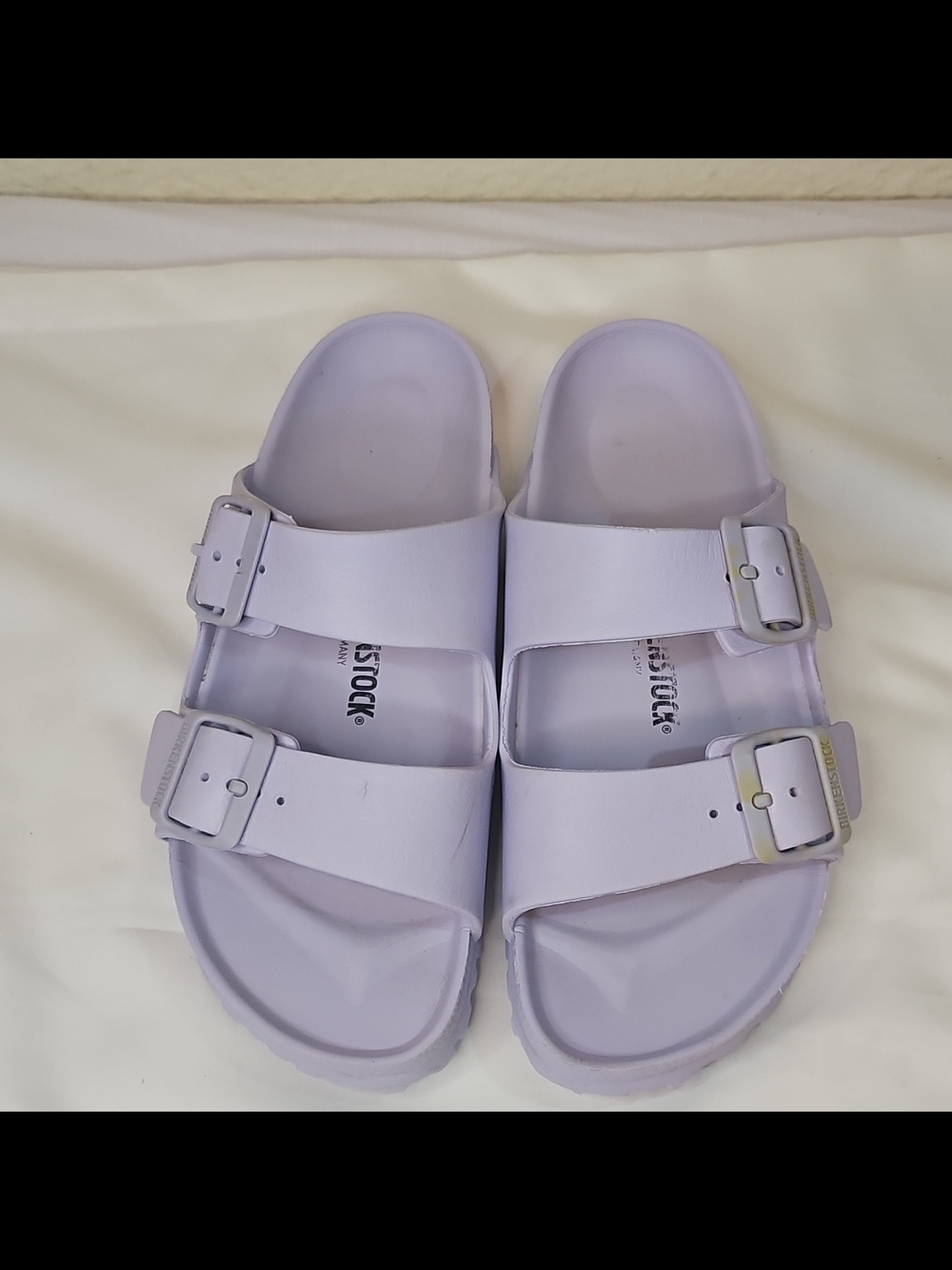 Birkenstock Slip-On Sandal in Pale Lavender